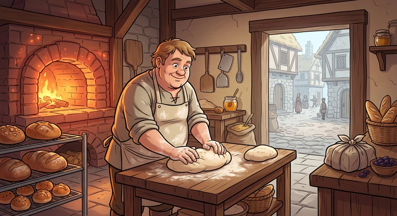 Master Miller - Oakhaven Baker Character Portrait in The Tales of Arthur Vance